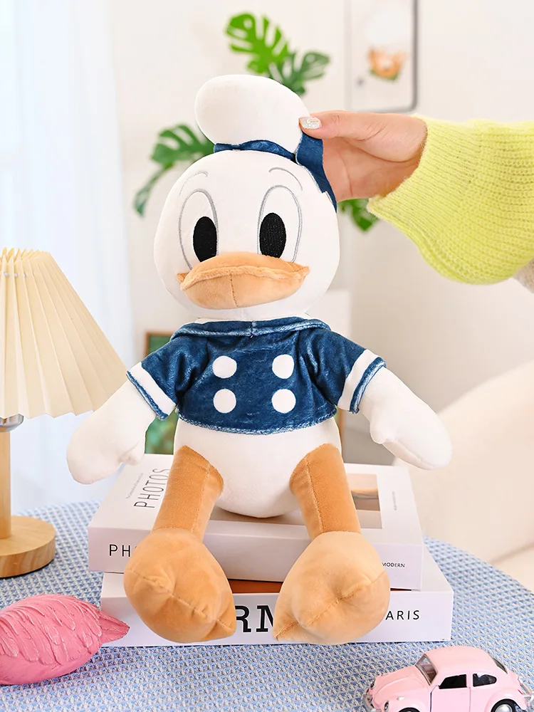 디즈니 65cm 귀여운 도널드 덕 부드러운 봉제 인형 생일 크리스마스 선물 어린이용 플러시 인형 완벽한 남녀 공용 크리스마스 선물
