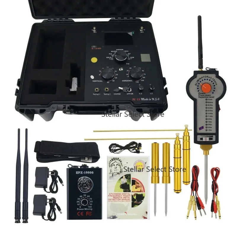 

EPX10000 50M Long Range Metal Detector Underground Gold Detector With New Degausser