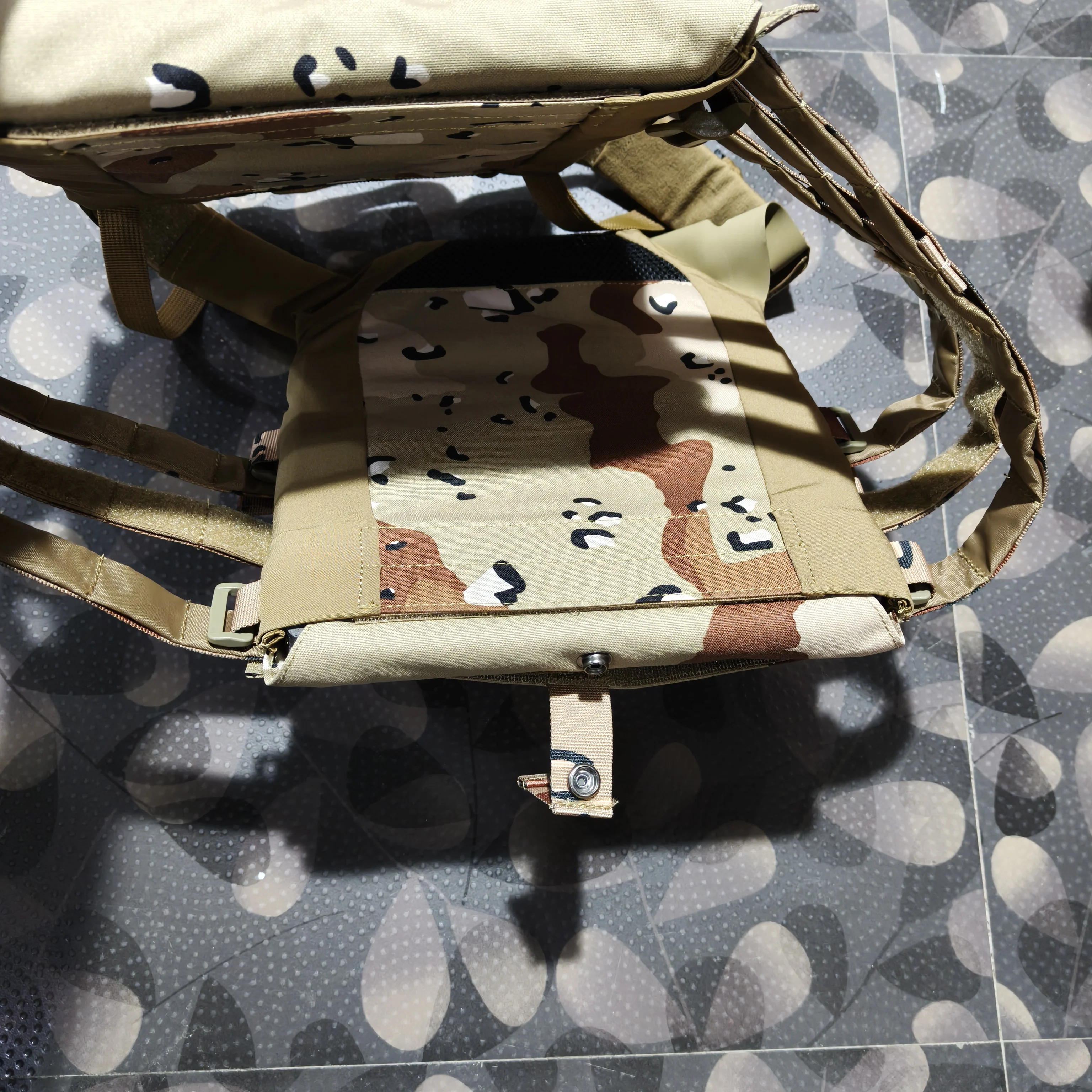 Tactical Outdoor Next JPC2.0 Upgrade Flecktarn Camouflage Tactical Vest Removable Protective Equipment