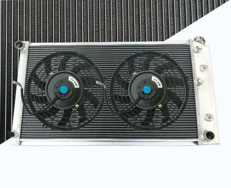 Aluminum Radiator+FAN For 1966-1980 GM / Chevrolet AT/MT Buick Electra 1980-1985 AT AUTO MT Manual 1981 1982 1983 1984 1985