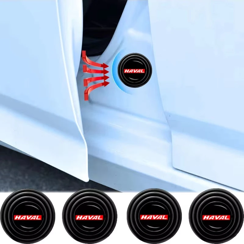 Car Door Anti‑Collision Bumper Strip Shock Absorbing Protector Pad For Haval Jolion H6 M6 Dargo Raptor F7 H7 H9