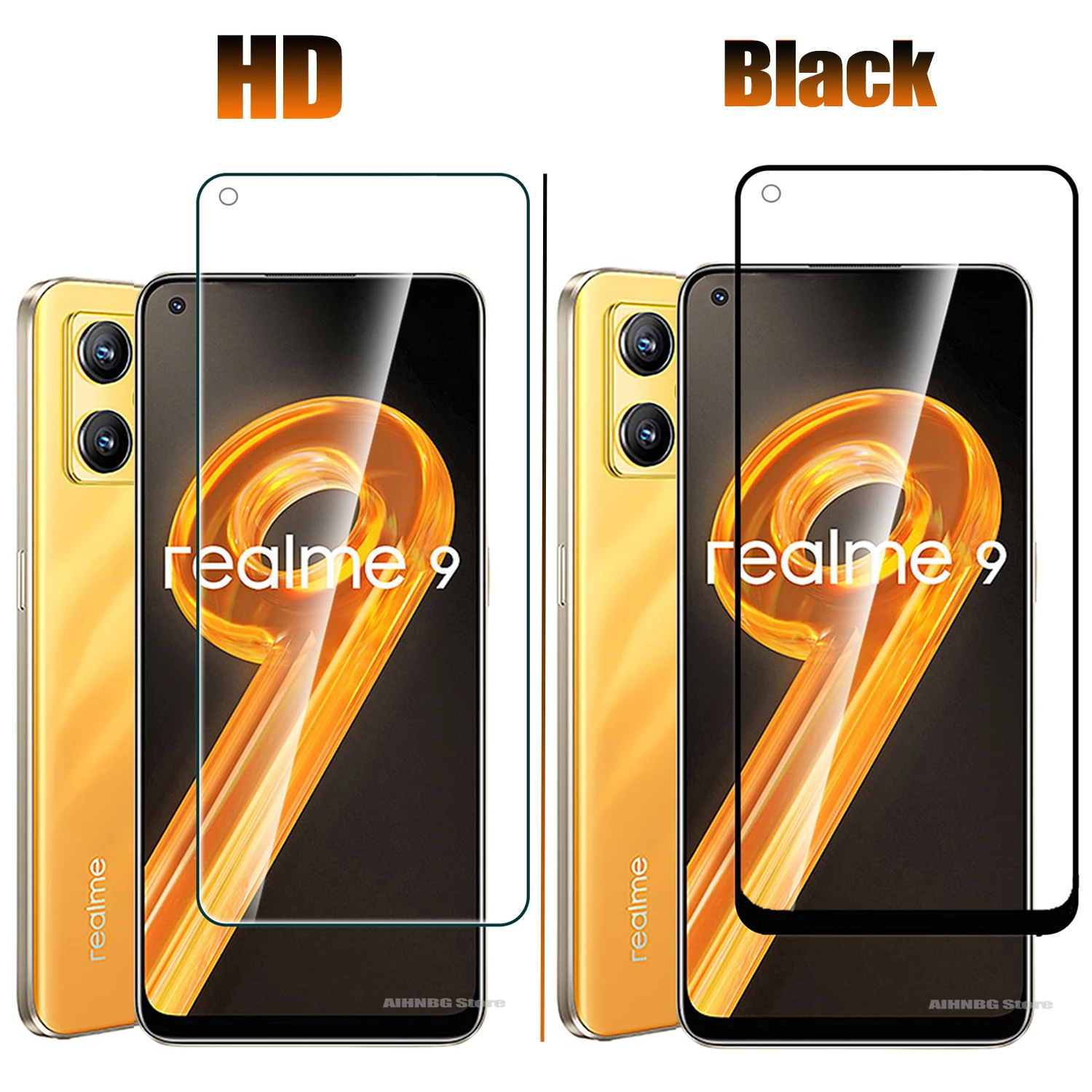 واقي شاشة من الزجاج المقسى لهاتف Realme 9 Pro على فيلم زجاجي Realme 9i 4G 5G #2