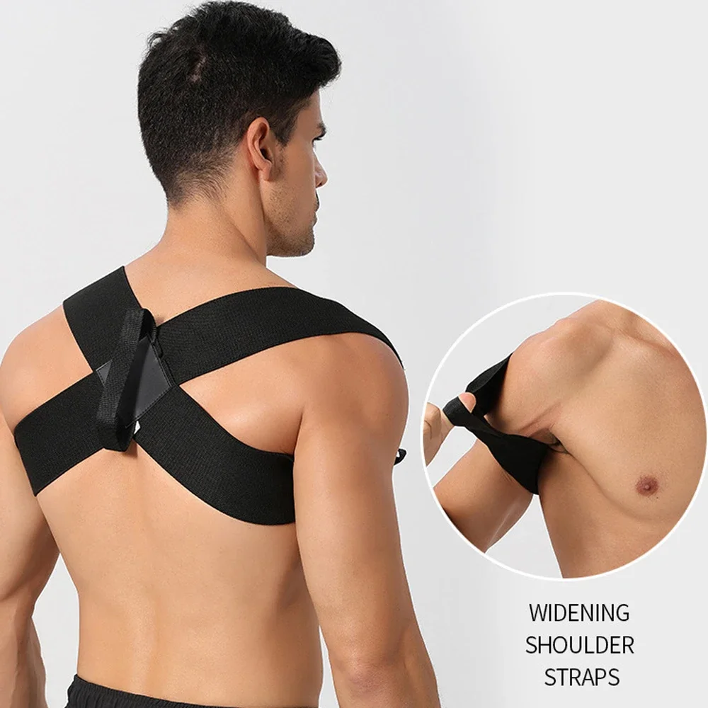 1Pc Posture Neck and Shoulder Corrector Posture Corrector,Adjustable Upper Posture Support Breathable Shoulder Back Straightener