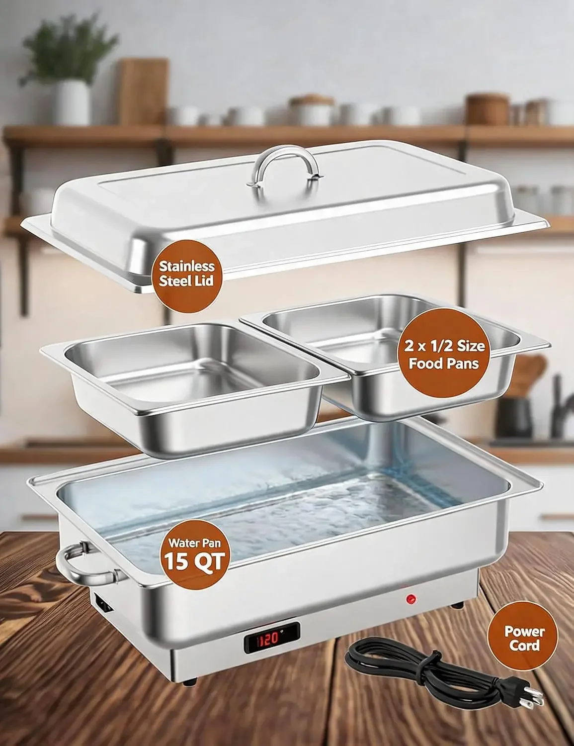 Thumbnail 4 - #1 Chafing Dishes Comparison Guide