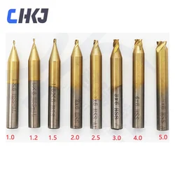 CHKJ 1pc 6mm Shank Ti-Coated HSS Vertical Key Machine Cutters Door Car Key Cutter Machine Part Key Maker Locksmith Tools 1.0-5.0