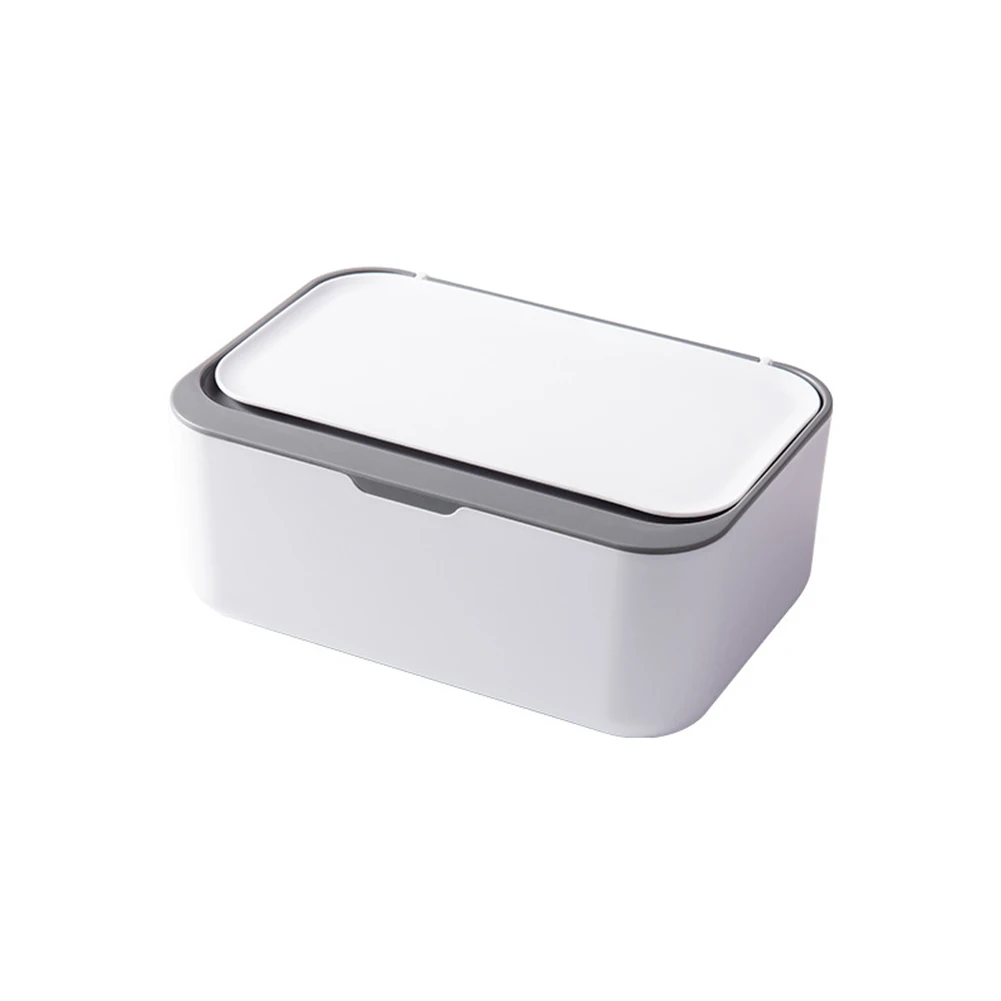 Moist Wipes Container Baby Wipes Holder For Bathrooms Plastic Construction Versatile Use Anti-Skid Feet Convenient Storage