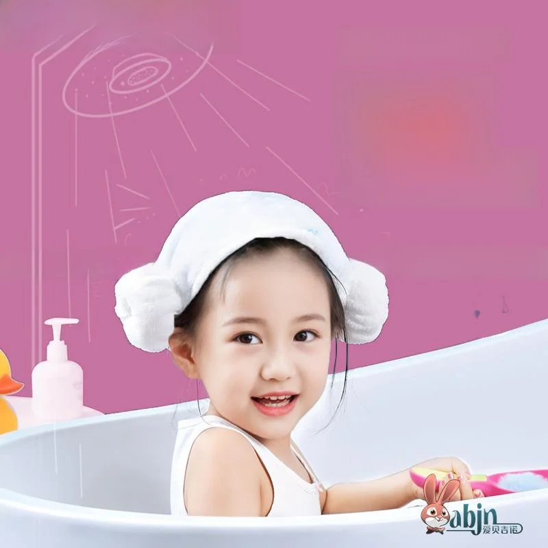 

Thiened Super Absorbent Children's Dry Hair Cap Baby Special Bath Cap Head Towel a Class ampoo aron Color Universal