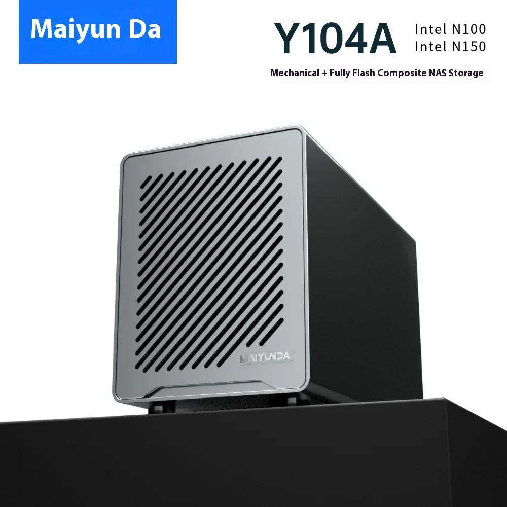 

Maiyunda Y104A 8 bay NAS RAID Extermal Case Mini PC 4*Hot Swap SATA 3.5''/2.5'' HDD SSD HD Box Solid State Drive For NAS Storage