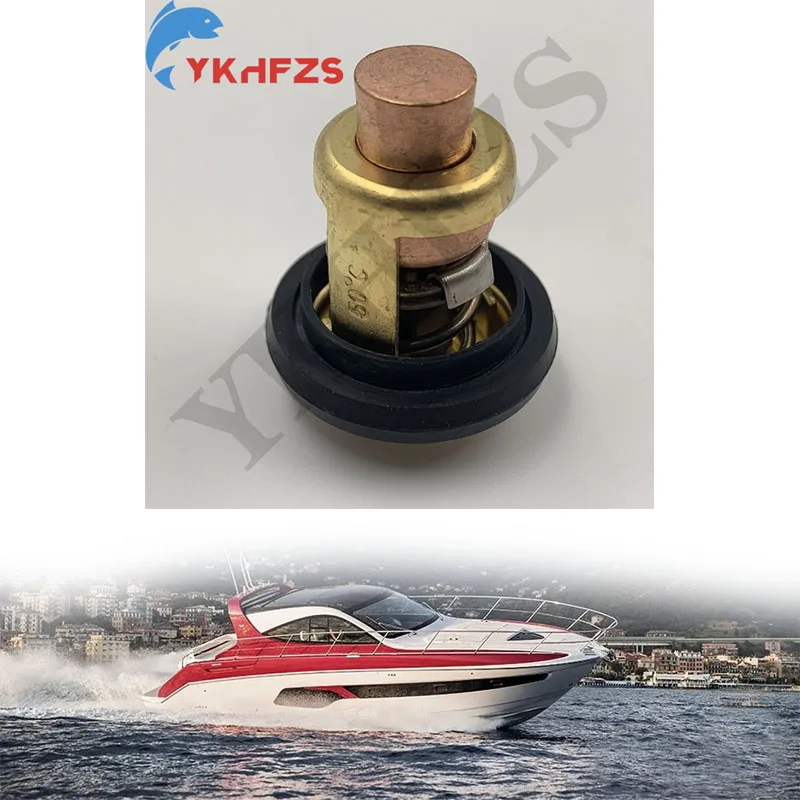 

Thermostat 6H3-12411-00-00 6H3-12411-11-00 Compatible with Yamaha Outboard Engine 60TLR 70TLR 50C 60HP 70HP