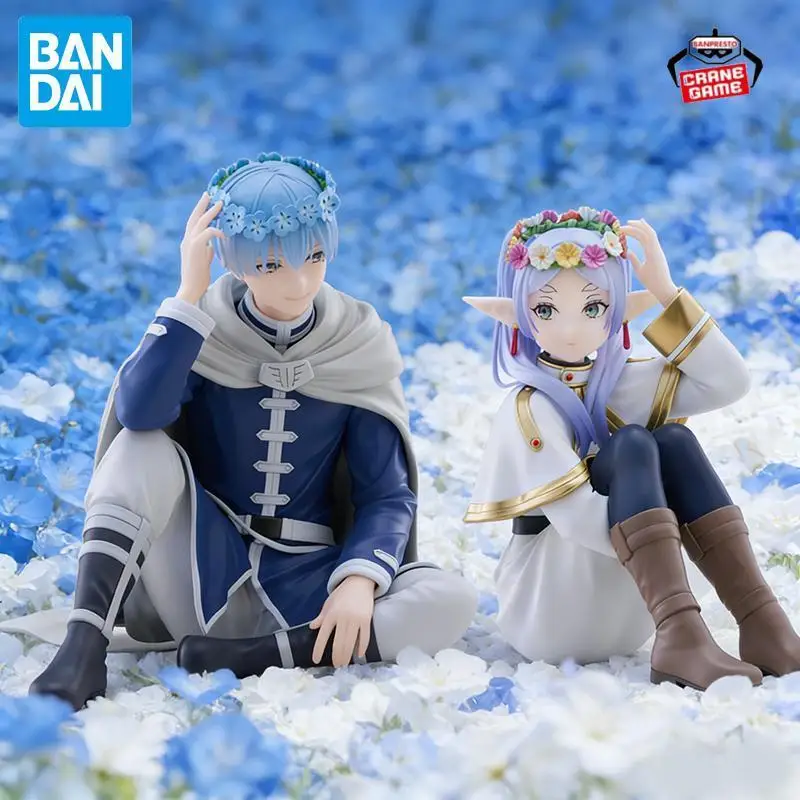 

In Stock Original Genuine BANPRESTO Frieren:Beyond Journey's End ESPRESTO Flower Crown Frieren And Himmel Figure Kids Toys Model