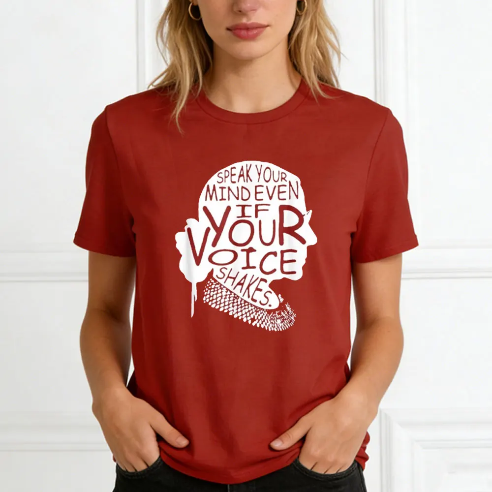 Feminist Political Gift T-Shirt Head Portrait Clothes Oversized Feminism Tees Fashion Women T Shirts O-neck Short Sleeve Tops