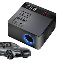 Inverter Charger 150W Power Inverters Car Adapter 12V 24V To 220V Universal Smart Digital Display Converter For Air Compressor