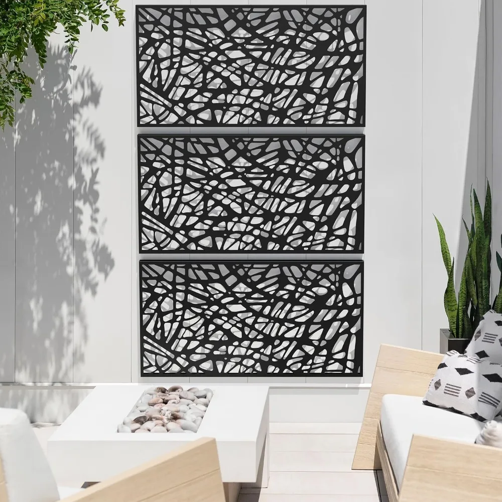 Outdoor Privacy Screen Series - Web Privacy Screen Panel (65% Privacy) | Made From Durable Weather-Resistant, Customized
