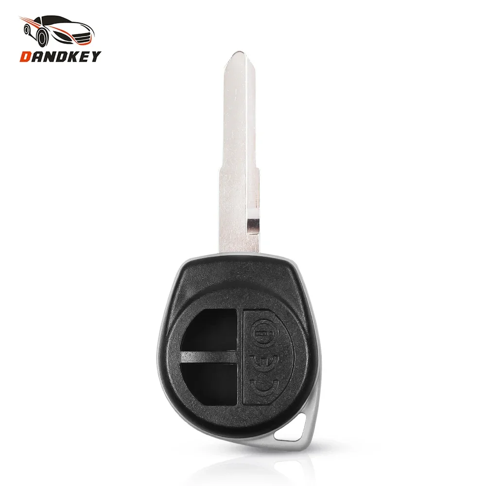 Dandkey Remote Car Key Case Shell For Suzuki Swift Key Replacement Auto 2 Buttons Car Cover Fob Housing With HU133R blade