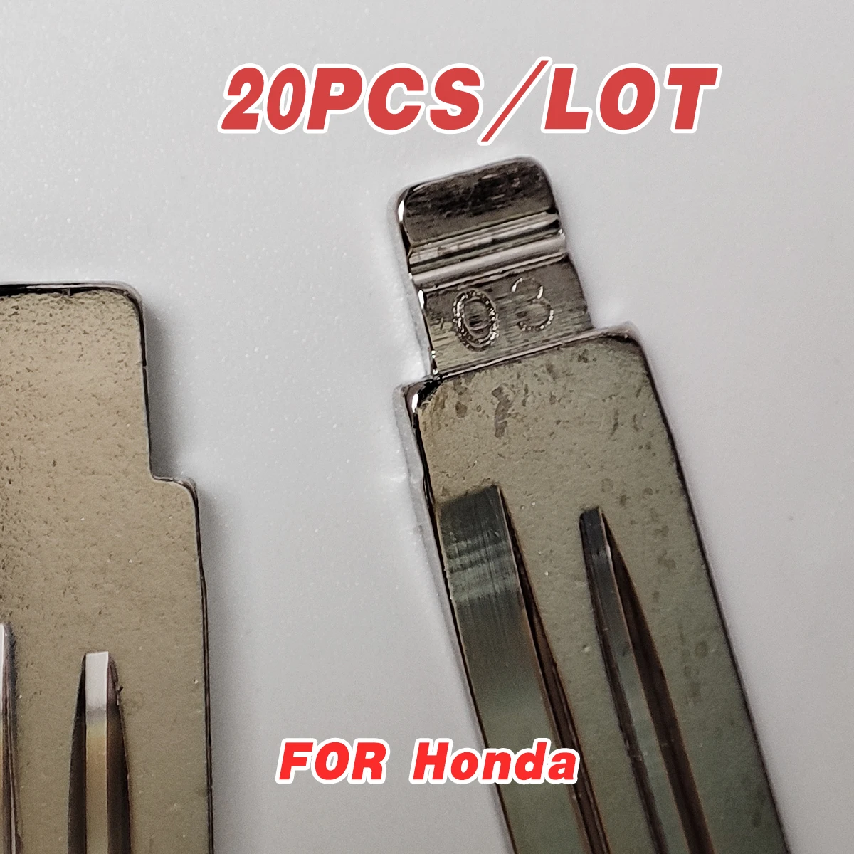 10pcs 20pcs 03# HON58R HON58RFH right side Metal Uncut Blank Flip Remote Key Blade For HOnda for keydiy KD xhorse VVDI JMD