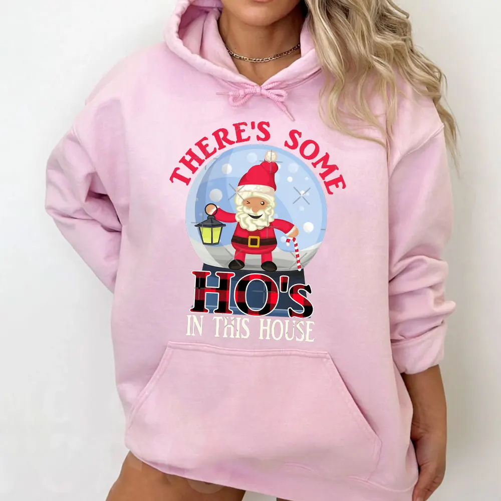 THERE'S SOMEHO'SIN TRIS HOUSE Retro Christian Hoodie Frauen Männer Vintage Langarm Sweatshirts Ropa Hombre Sudaderas Winter Tops