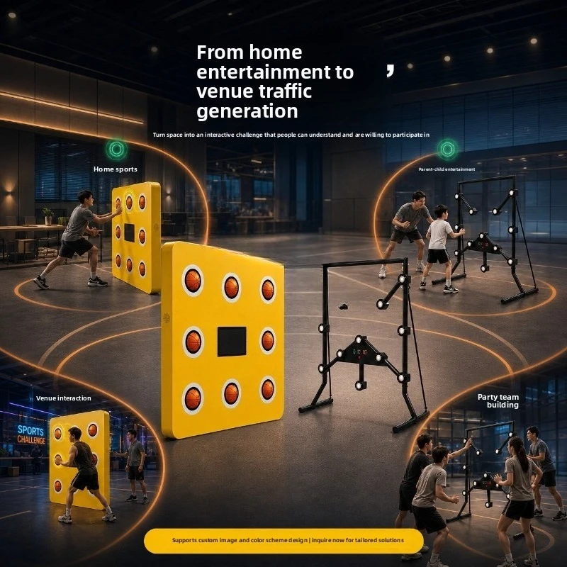 Whack-a-Mole Pat Pat Le, Reaction Ability Test, Fast Eyes, Basketball Pat Light Manufacturer Game Console