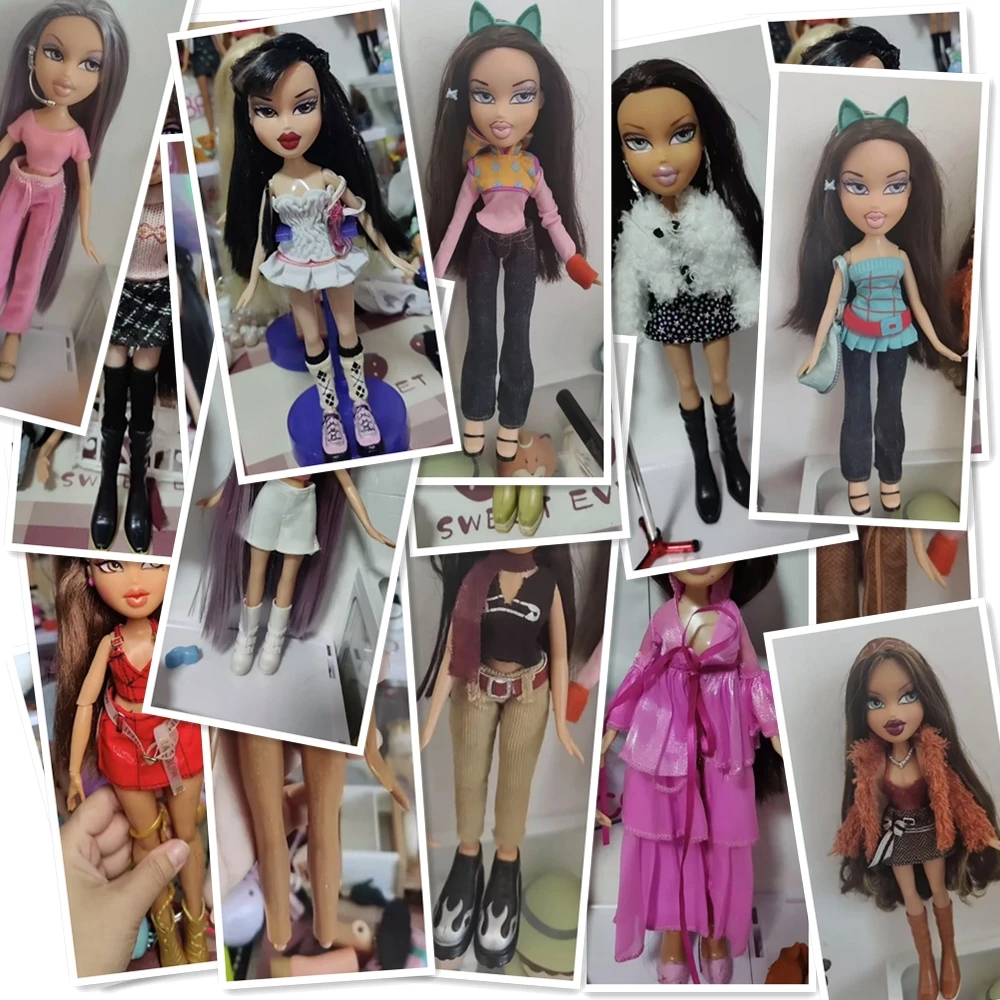 

30cm Bratzes Doll Ordinary Fashion Doll Changeable Clothes Movable Joints Action Figure Model Toy Collect Ornament Kids Gifts