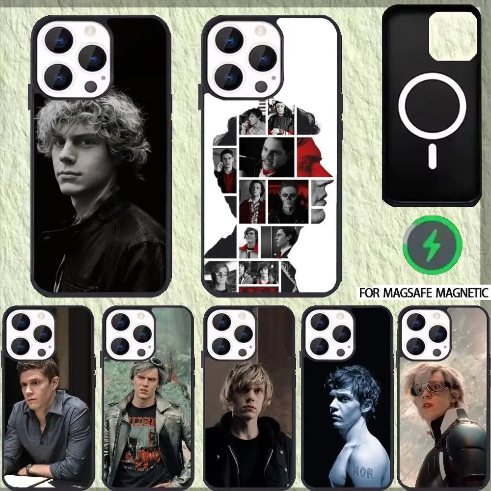 

E-Evan P-Peters Actor Phone Case For iPhone 17,16,15,14,13,12,Plus,Pro,Max for Magsafe Magnetic Wireless Charging