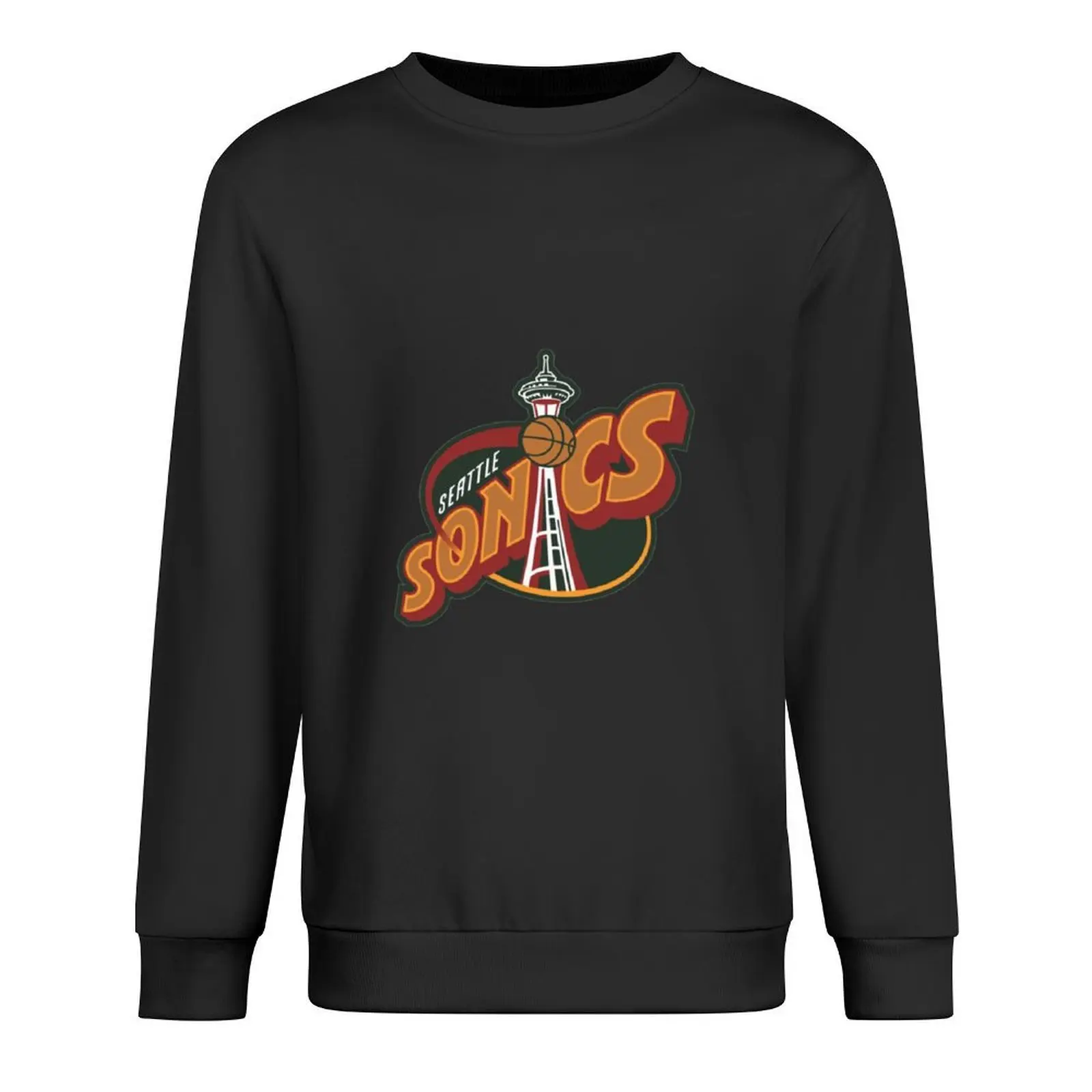 

seattle sonic Pullover winter clothes men's autumn clothes korean style clothes blouse oversize sweatshirt