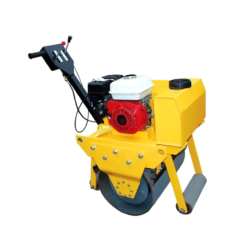 

Pedestrian Single Drum 510kg Asphalt Roller Small Gand-held Road Roller