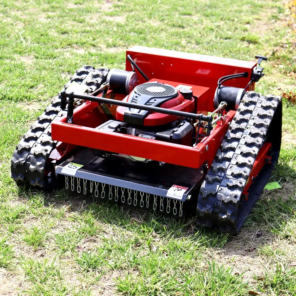 

Mowers RC Slope Lawn Mower Tracked All Terrain Remote Control Robot Weed Mowing Machine