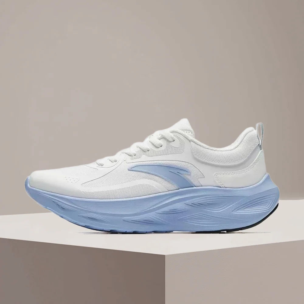 

Anta Yichen Women's Low-Top Casual Running Shoes – Versatile, Non-Slip, Durable, Cushioned & Comfortable, White/Blue 922545531-3