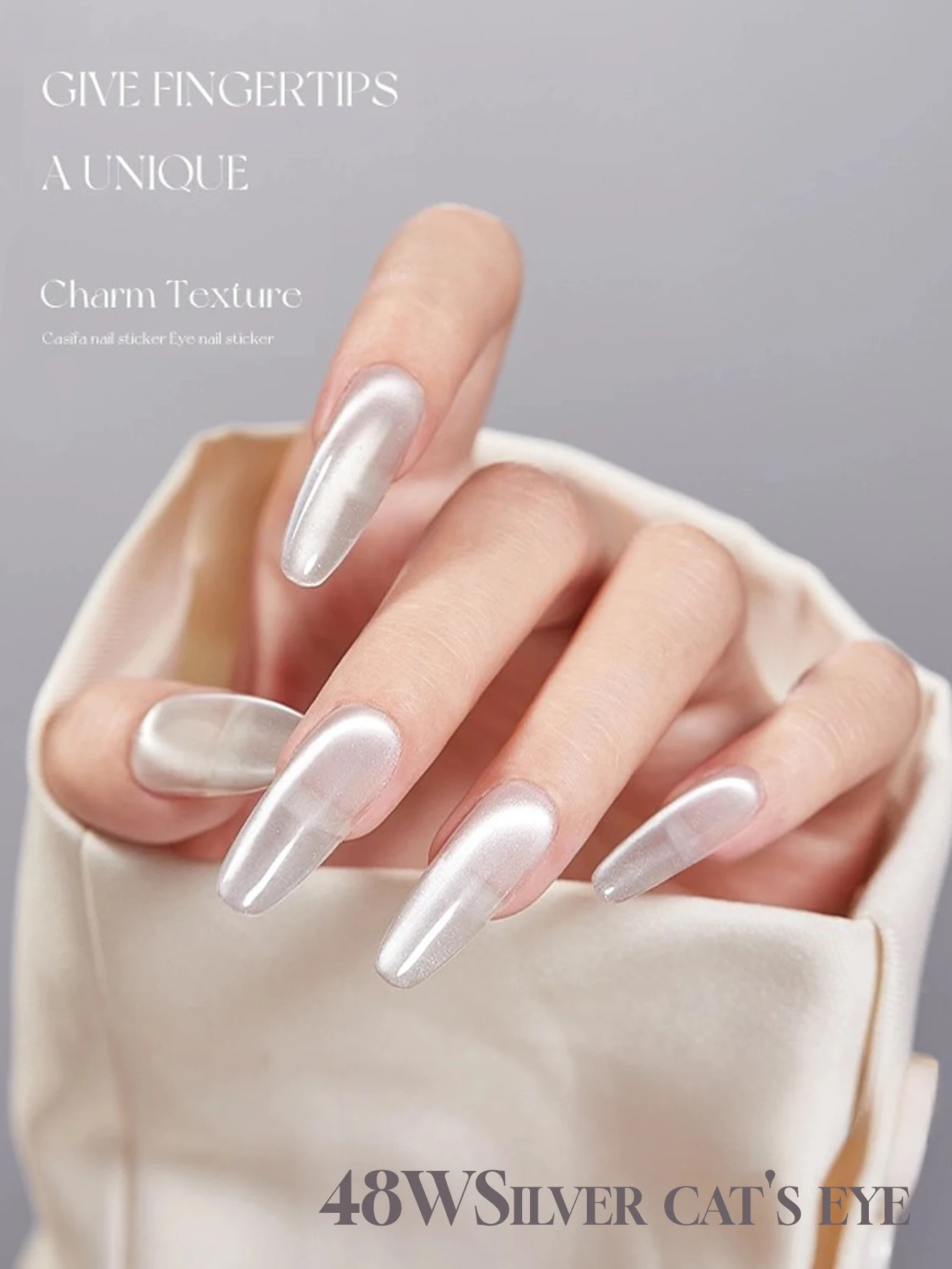 12ML 1개 가을 겨울 플래시 워터 라이트 화이트 캣아이 젤 네일 폴리쉬 화이트 네일 크리스마스 네일 UV 라이트 네일