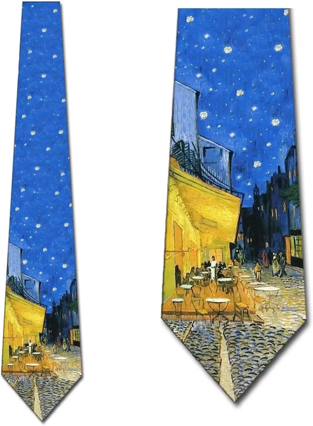 Art Ties Mens Van Gogh Cafe Painting Necktie
