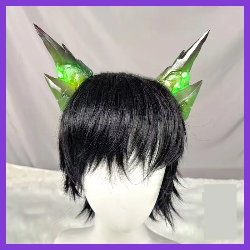

Game Arknights Mon3tr M3 Cosplay Horns Luminous Headwear Ears Cosplay Props Halloween Christmas Party Cosplay Costume Accessory
