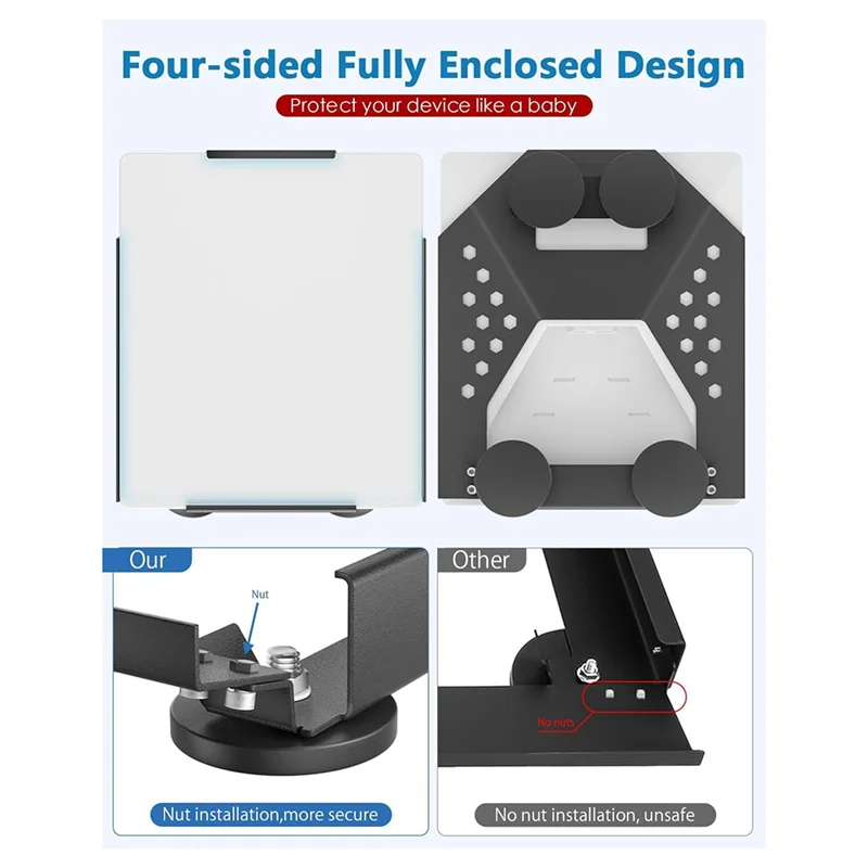 ABFI Magnetisches Dachmontage-Set für Starlink Mini-Auto-Dachmontage, Anhänger, Dachträger, Wohnmobile/Metalloberflächen