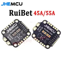 JHEMCU RuiBet 45A/55A ESC BLHELI_S Dshot600 4in1 Brushless ESC 3-6S 30.5X30.5 M4 for RC FPV Freestyle Flight Controller Drone