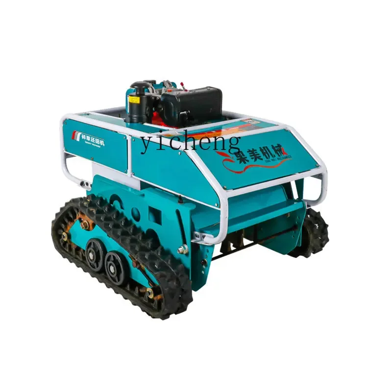 

TQH agricultural remote control crawler small diesel orchard broken grass returning machine lawn garden reclamation