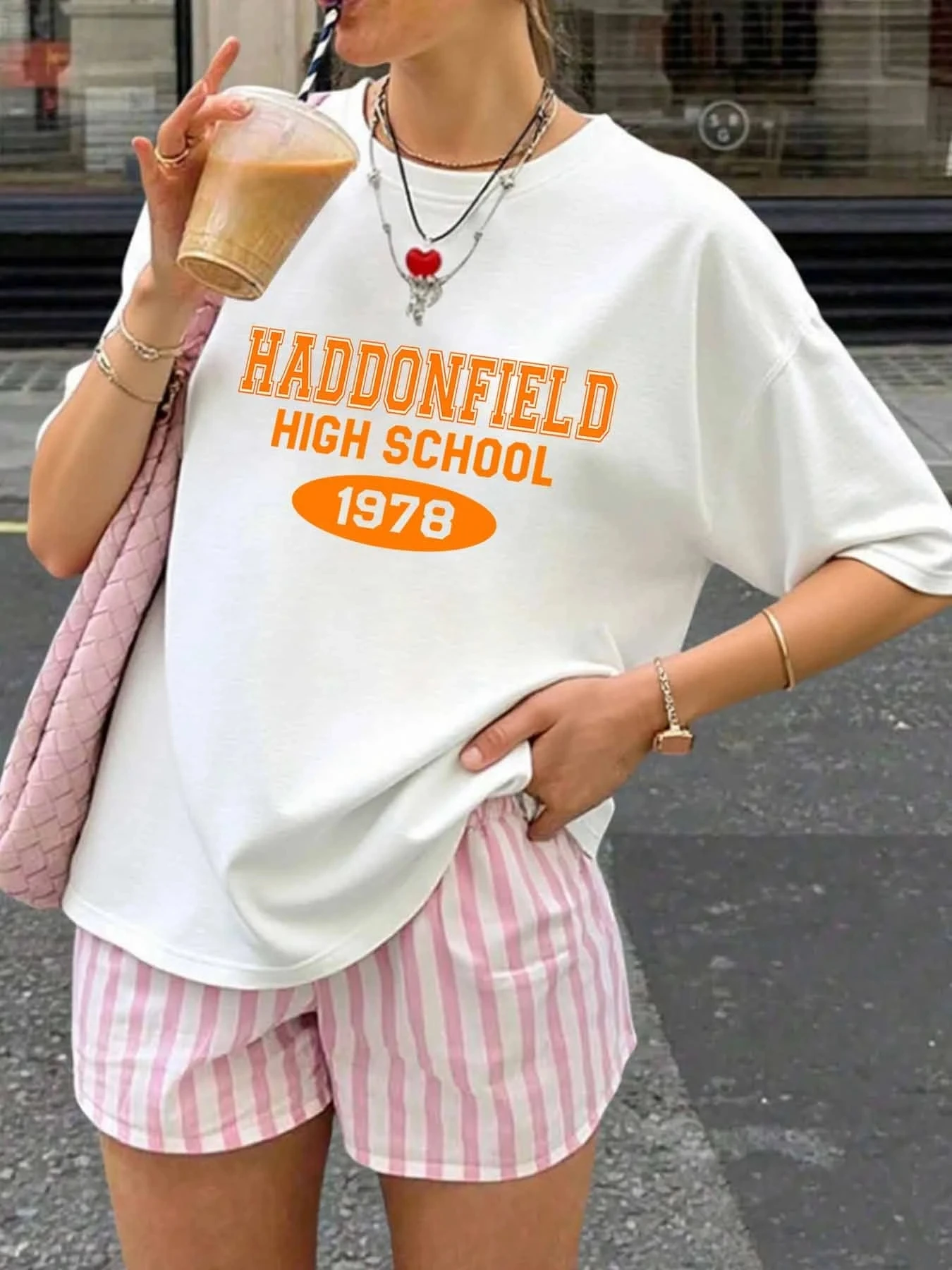 

【WY1319854】Женская футболка больших размеров с круглым вырезом и короткими рукавами, эластичными полурукавами и модными принтами