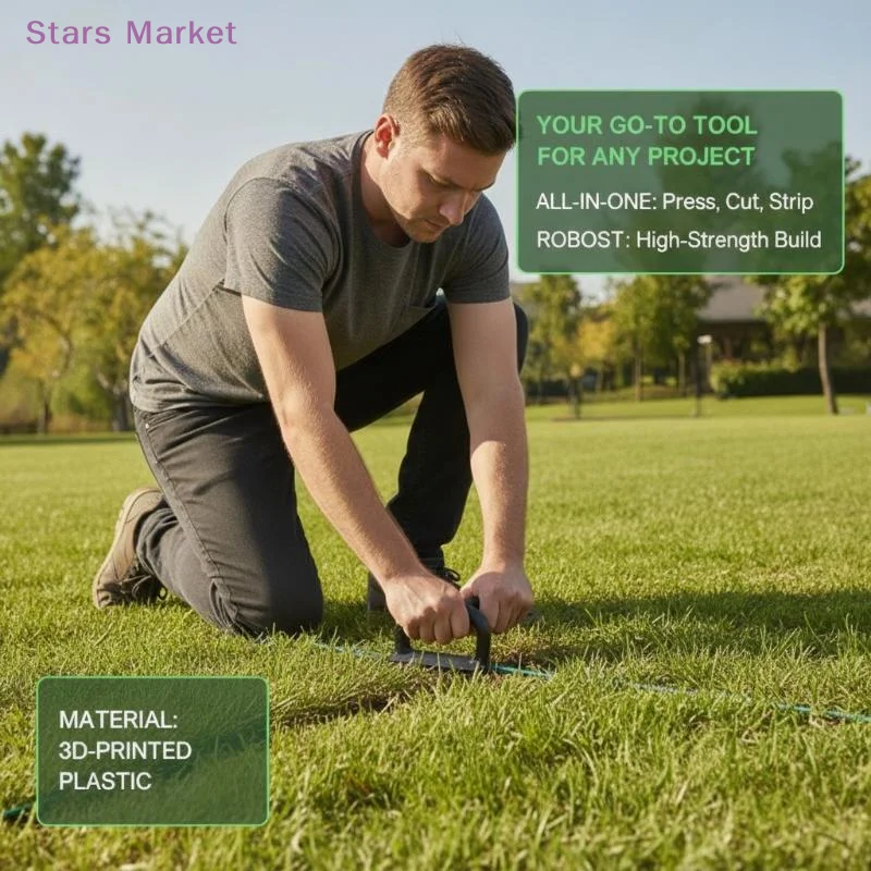 New Boundary Wire Laying Tool Peg Stake For Robot Mower Installation Automatic Lawn Mower Wire Puller Tools