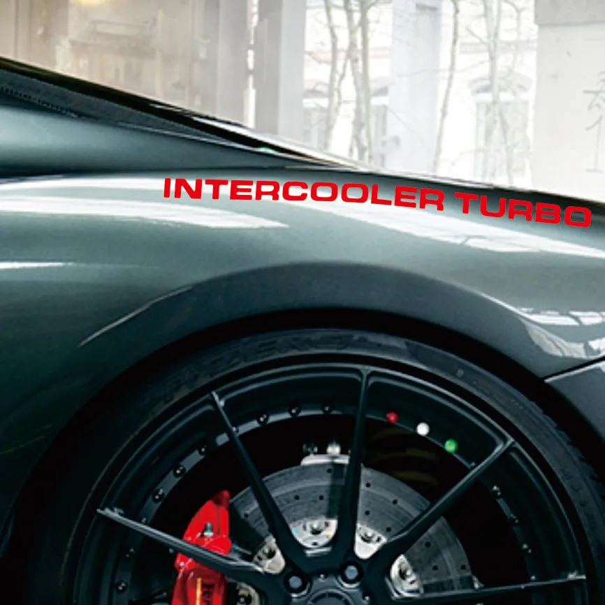 مجموعة من 2 شارات فينيل عاكسة للمبرد الداخلي مع رسومات لسيارة ميتسوبيشي باجيرو شوغون مونتيرو الجانبية (MK2)