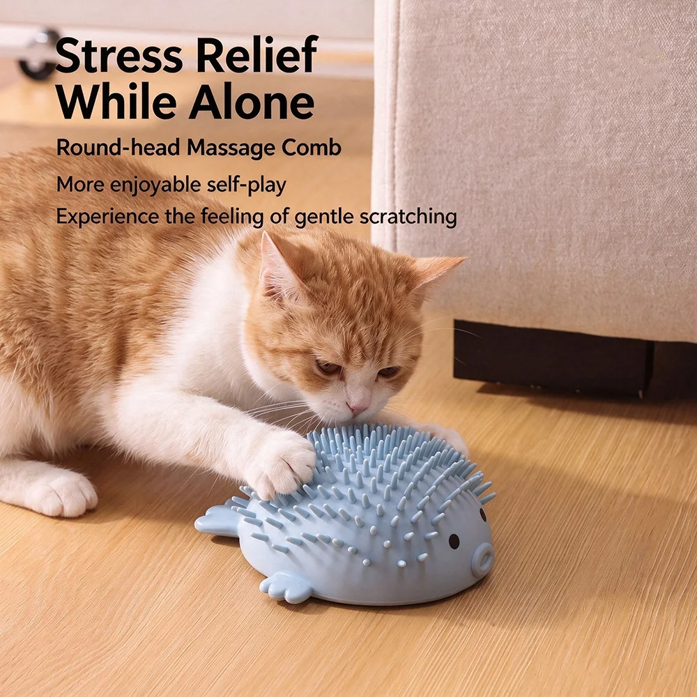 Cat Toy Catnip Cat Wall Stick-on Ball Toy Scratchers Healthy Natural to Promote Digestion catnip
