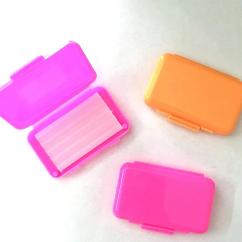 3 unidades/lotes limão hortelã ortodôntico chaves cera com caixa de armazenamento, dente dental ortodôntico protetora cera dental ferramentas de cuidados orais