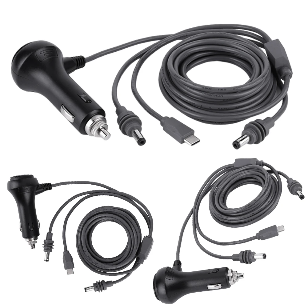 

Кабель 3-в-1 для Starlink Mini: Type-C/DC/автомобильное зарядное устройство, кабель питания DC, адаптер прикуривателя для аксессуаров Starlink Mini