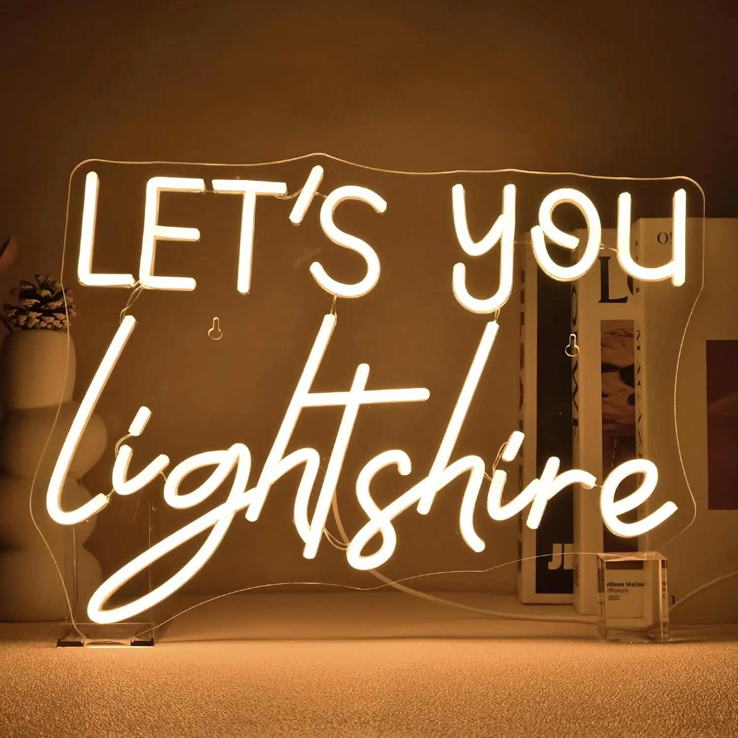 دع ضوءك يلمع علامة النيون ضوء النيون المسيحي لديكور الحائط غرفة نوم الزفاف الدينية يسوع غرفة الصلاة الديكور الهدايا #1