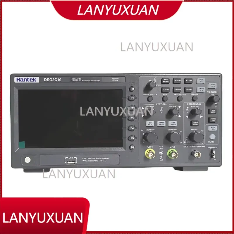 Hantek DSO2C10 Digital Storage Oscilloscope 100MHz Bandwidth 2CH Dual Channel 1GSa/s 8M Memory Depth