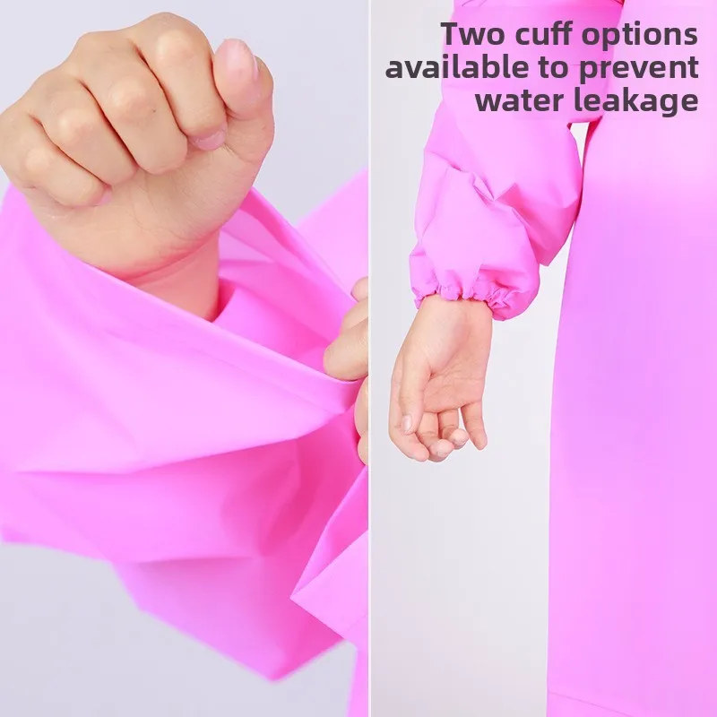 معطف واق من المطر للأطفال غير القابل للتصرف بالجملة للسفر، متوفر في المخزون، مقاوم للرياح ومقاوم للماء، معطف واق من المطر EVA سميك من قطعة واحدة