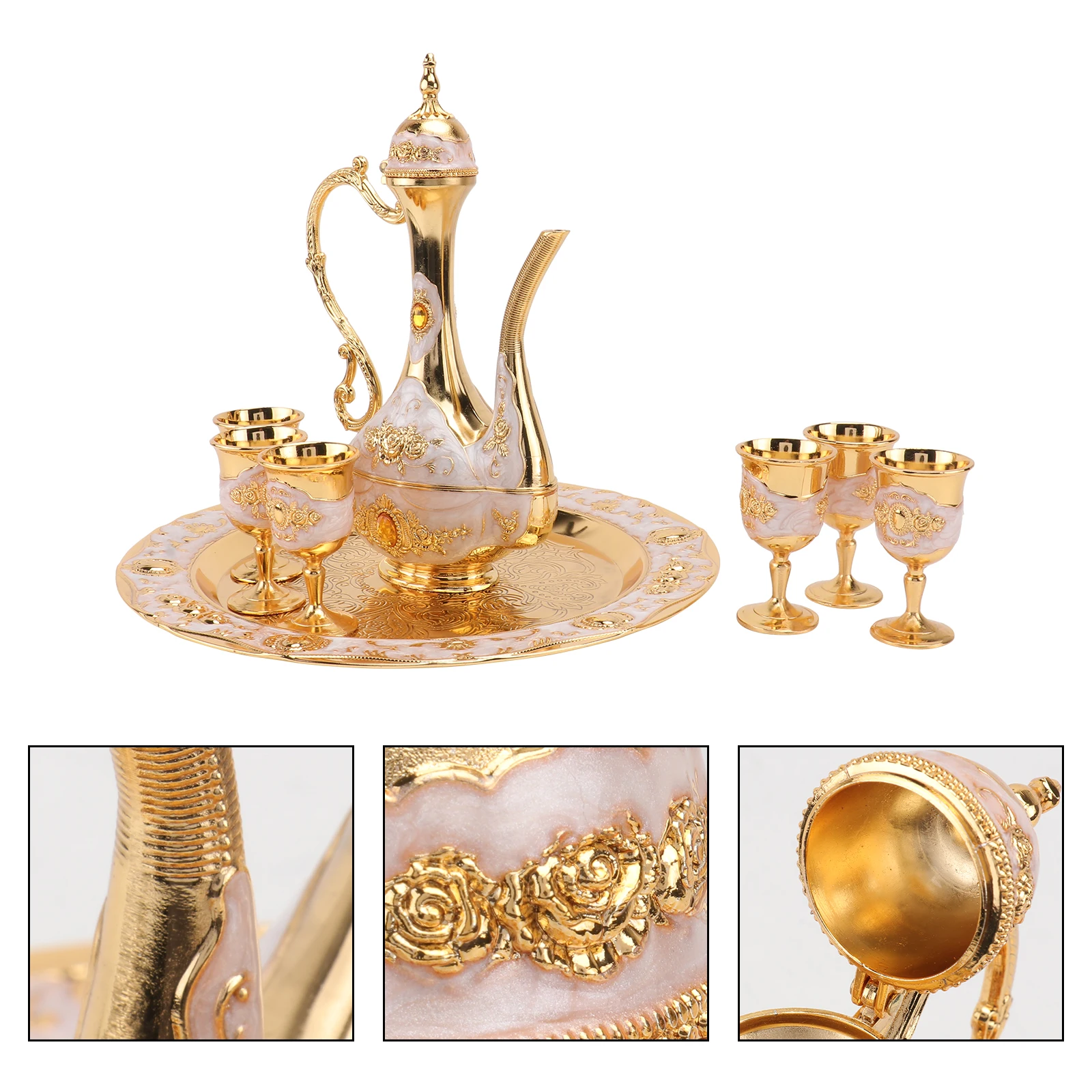 

Household Set Decorative Cup Set Ornaments Dining Table Adornments Festival Gifts
