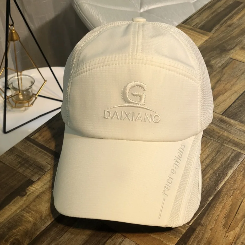 

Mesh Breathable Stretchable Widen Brim Hat UV Protection Quick-drying Long Visor Baseball Cap Waterproof Lightweight