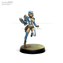 38MM Resin figure model kits DIY toy colorless and self-assembled A-1191