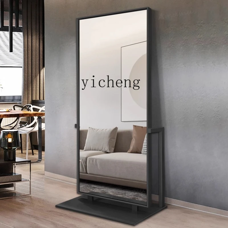 

ZC three-dimensional mirror light luxury full-body mirror with frame floor-to-ceiling home living room decorative mirror