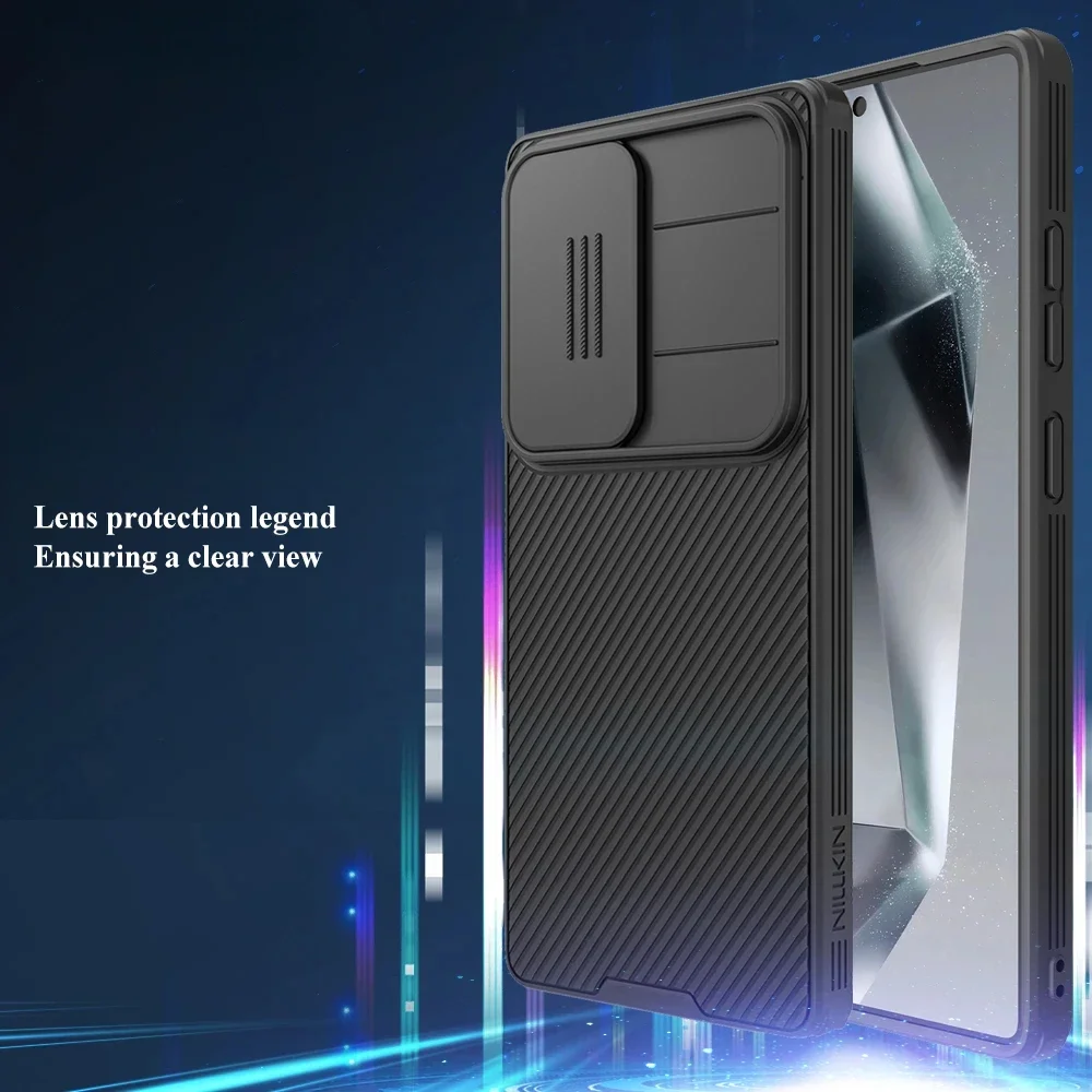 Soft Shell Handyhülle für Samsung Galaxy S25 Ultra S24 Ultra PC+TPU-Material mit verschiebbarer Kameraabdeckung Schutzkamera
