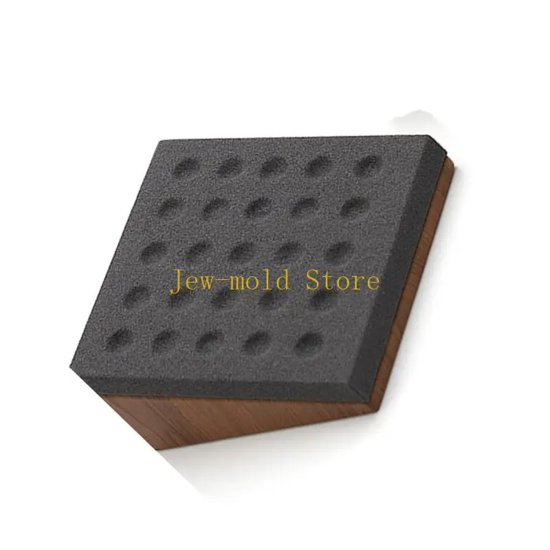 منصة عرض المجوهرات الخشبية C71B لـ Diamonds Gemstones Stand Storage Storage Stand