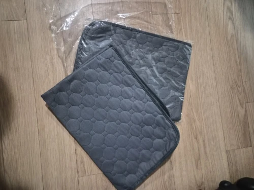 Customer review photo for Washable Reusable Dog Pee Pad