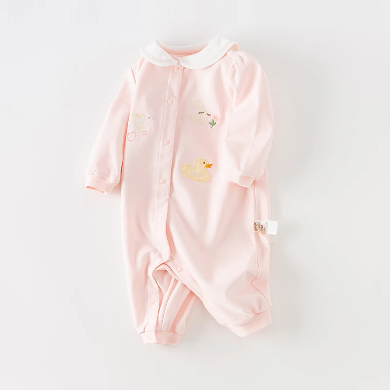 Dave Bella Baby Jumpsuit Romper Newborn Creeper Autumn Girls Romper Casual Fashion Sweet Lovely Gentle DB3235969